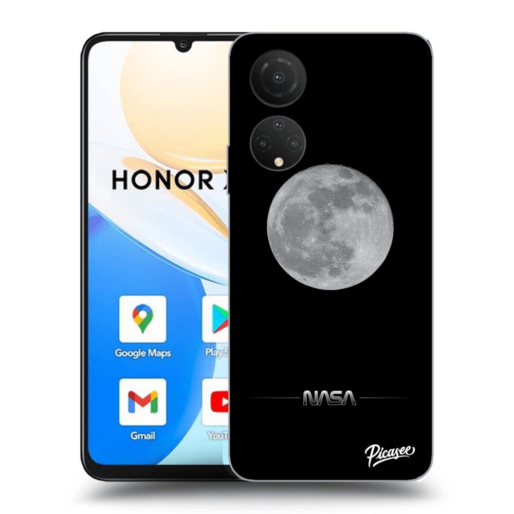 Picasee husă transparentă din silicon pentru Honor X7 - Moon Minimal