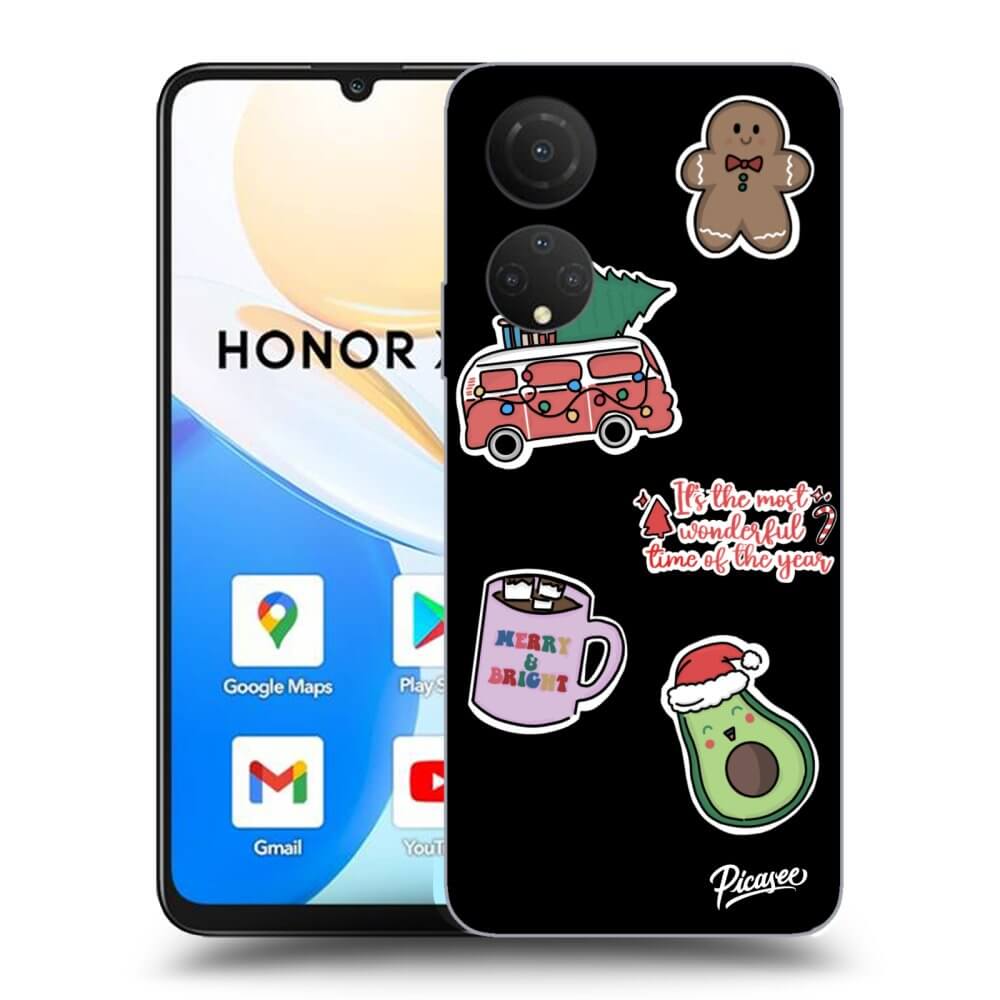 Picasee ULTIMATE CASE pentru Honor X7 - Christmas Stickers