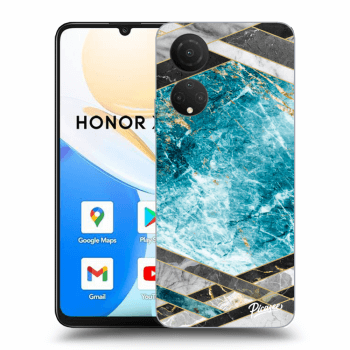 Husă pentru Honor X7 - Blue geometry