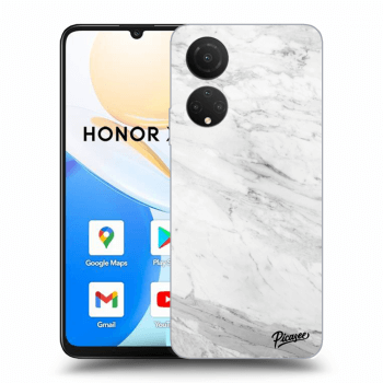 Picasee husă transparentă din silicon pentru Honor X7 - White marble