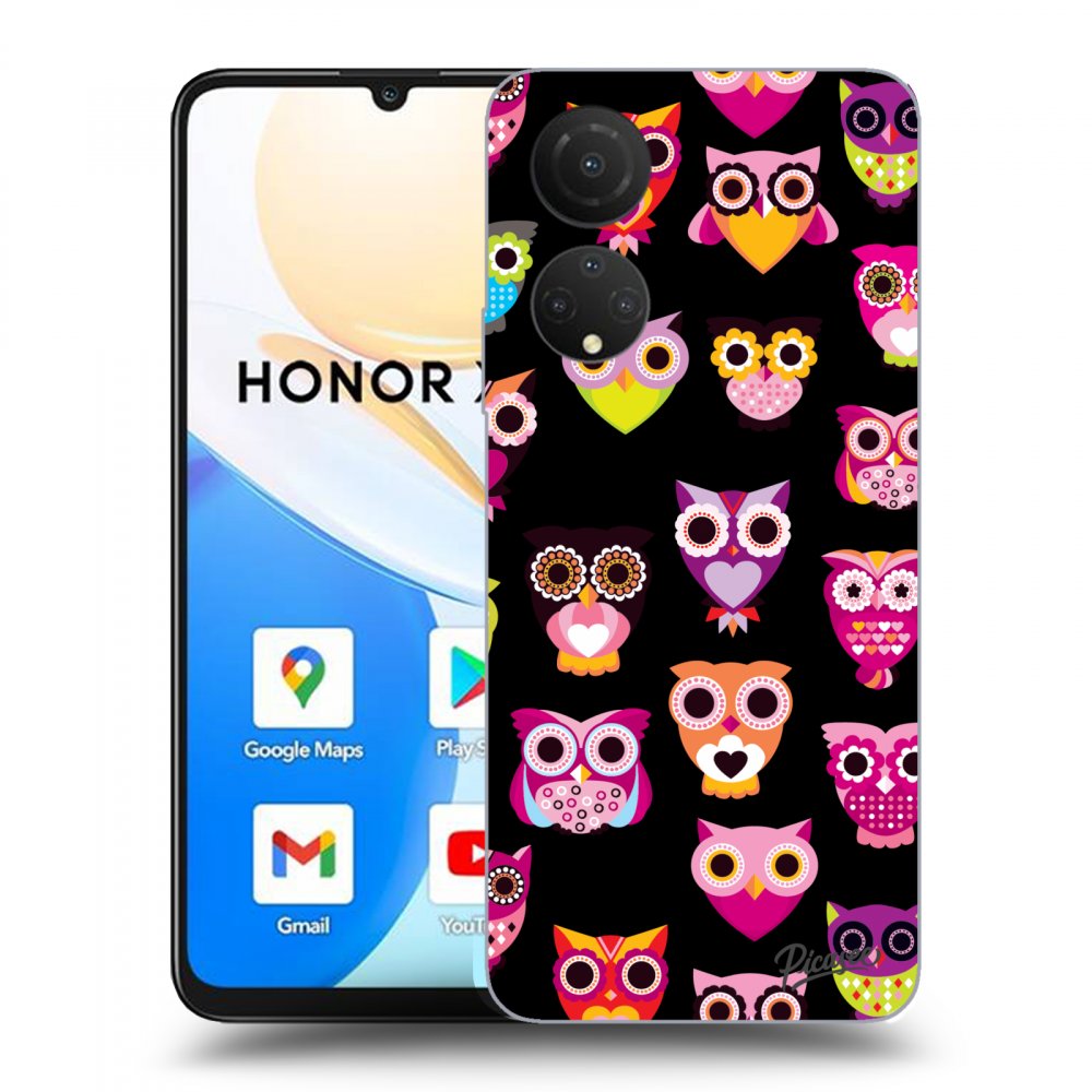 Picasee ULTIMATE CASE pentru Honor X7 - Owls