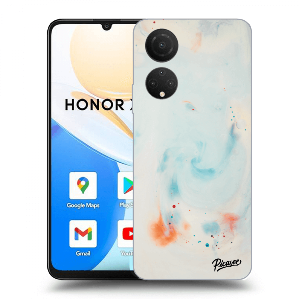 Picasee husă transparentă din silicon pentru Honor X7 - Splash