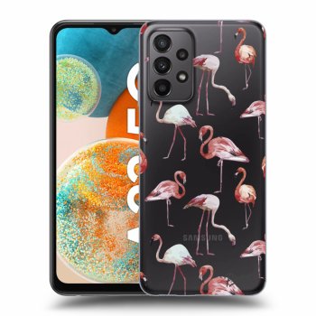 Picasee husă transparentă din silicon pentru Samsung Galaxy A23 A235F 4G - Flamingos