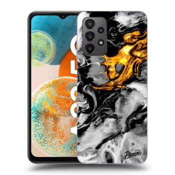 Husă pentru Samsung Galaxy A23 5G - Black Gold 2