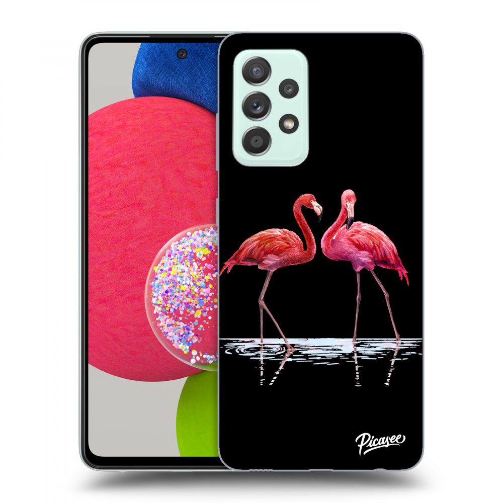 Picasee ULTIMATE CASE pentru Samsung Galaxy A73 5G - Flamingos couple