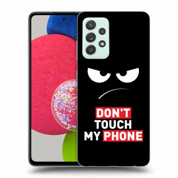 Husă pentru Samsung Galaxy A73 5G - Angry Eyes - Transparent