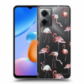 Picasee husă transparentă din silicon pentru Xiaomi Redmi 10 5G - Flamingos