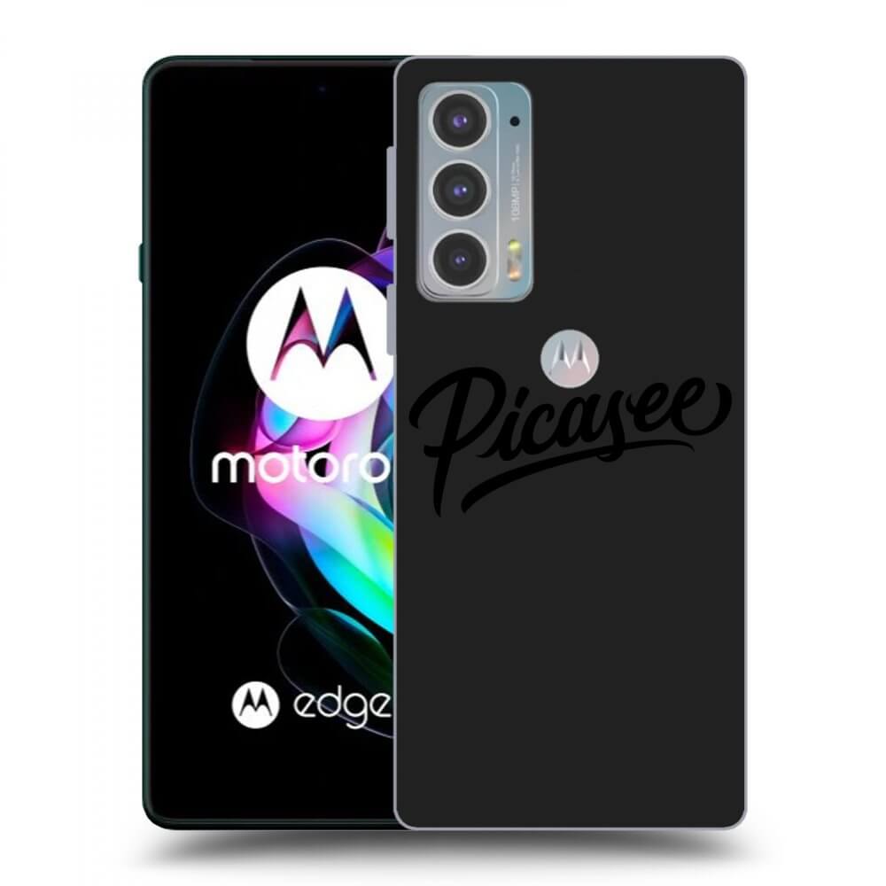 Picasee husă neagră din silicon pentru Motorola Edge 20 - Picasee - black
