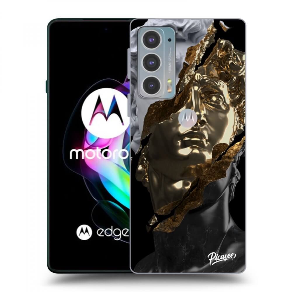 Picasee husă neagră din silicon pentru Motorola Edge 20 - Trigger