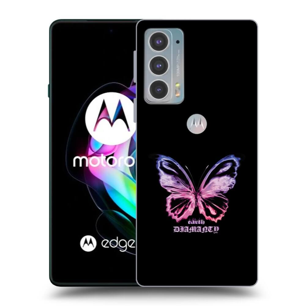 Picasee husă transparentă din silicon pentru Motorola Edge 20 - Diamanty Purple
