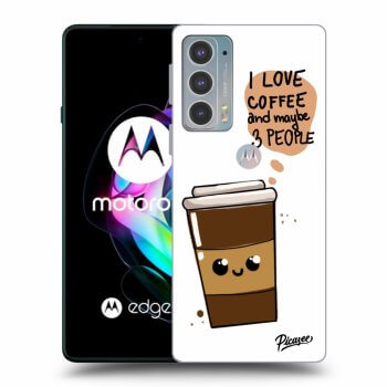 Husă pentru Motorola Edge 20 - Cute coffee