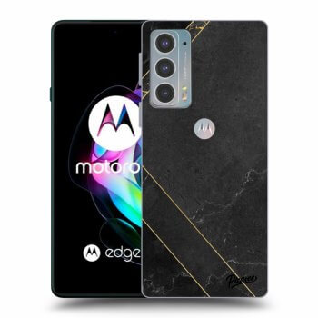 Husă pentru Motorola Edge 20 - Black tile