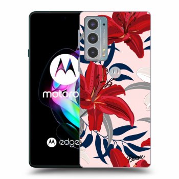 Husă pentru Motorola Edge 20 - Red Lily