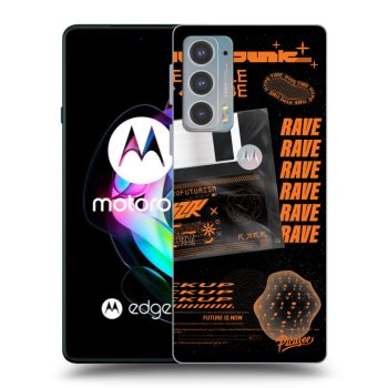 Picasee husă neagră din silicon pentru Motorola Edge 20 - RAVE
