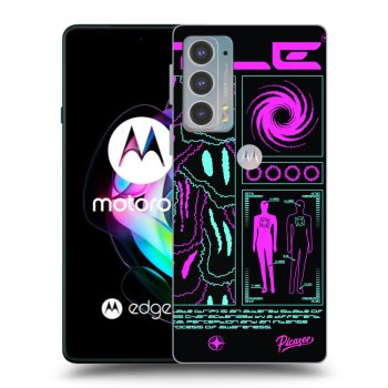 Picasee husă neagră din silicon pentru Motorola Edge 20 - HYPE SMILE