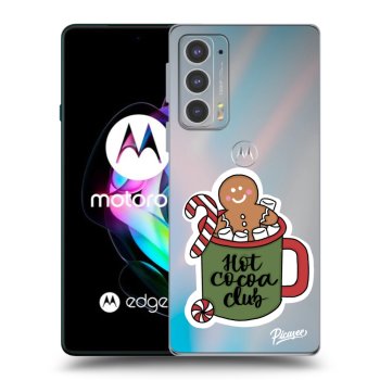 Picasee husă transparentă din silicon pentru Motorola Edge 20 - Hot Cocoa Club