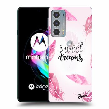 Picasee husă neagră din silicon pentru Motorola Edge 20 - Sweet dreams