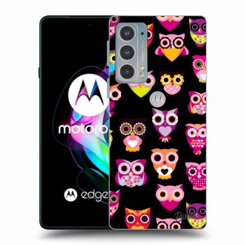 Husă pentru Motorola Edge 20 - Owls