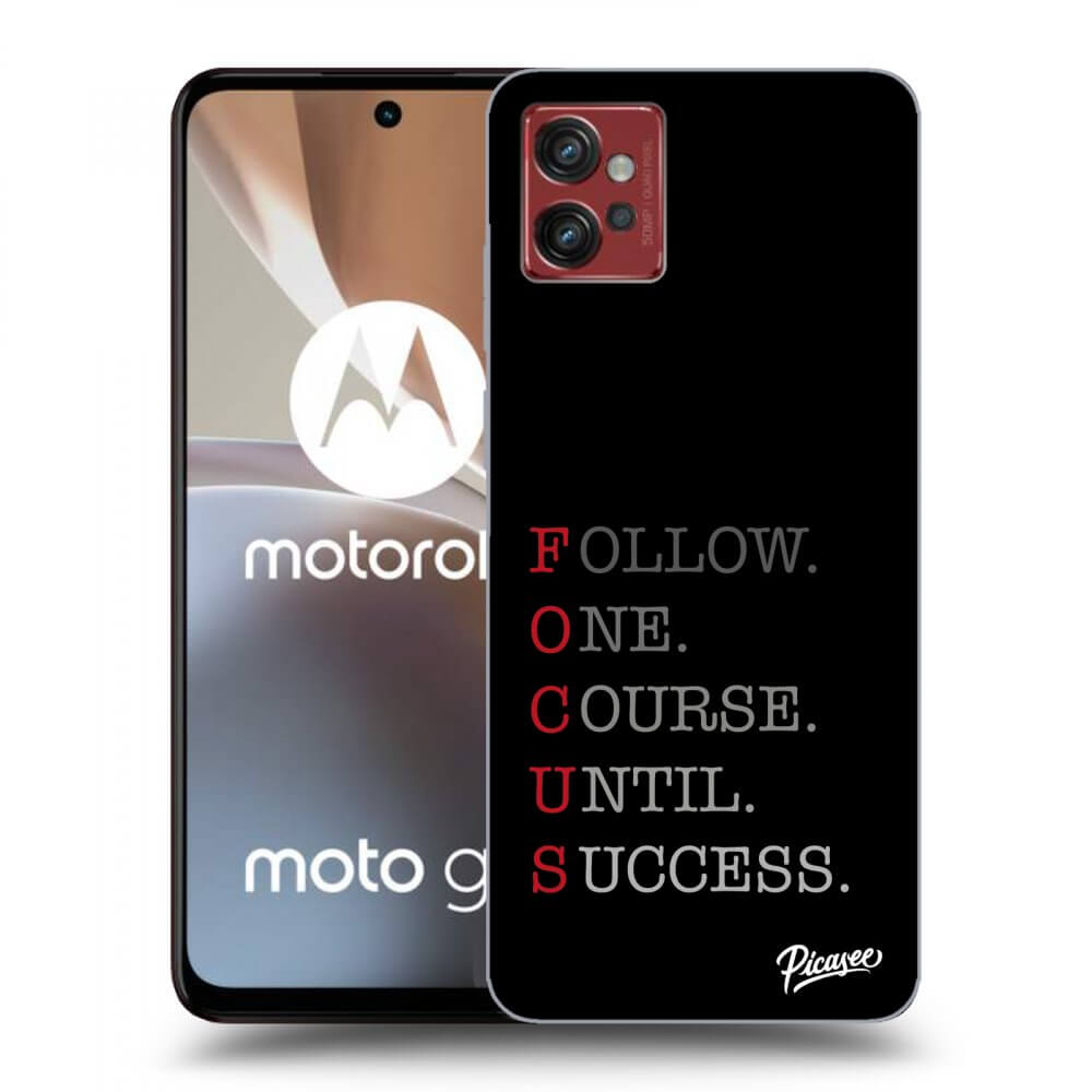 Picasee husă neagră din silicon pentru Motorola Moto G32 - Focus