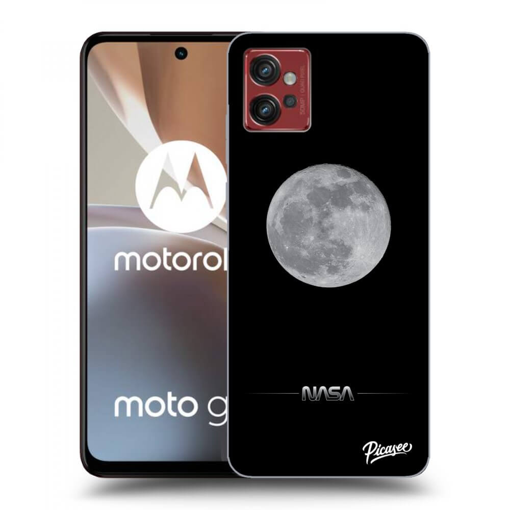 Picasee husă transparentă din silicon pentru Motorola Moto G32 - Moon Minimal