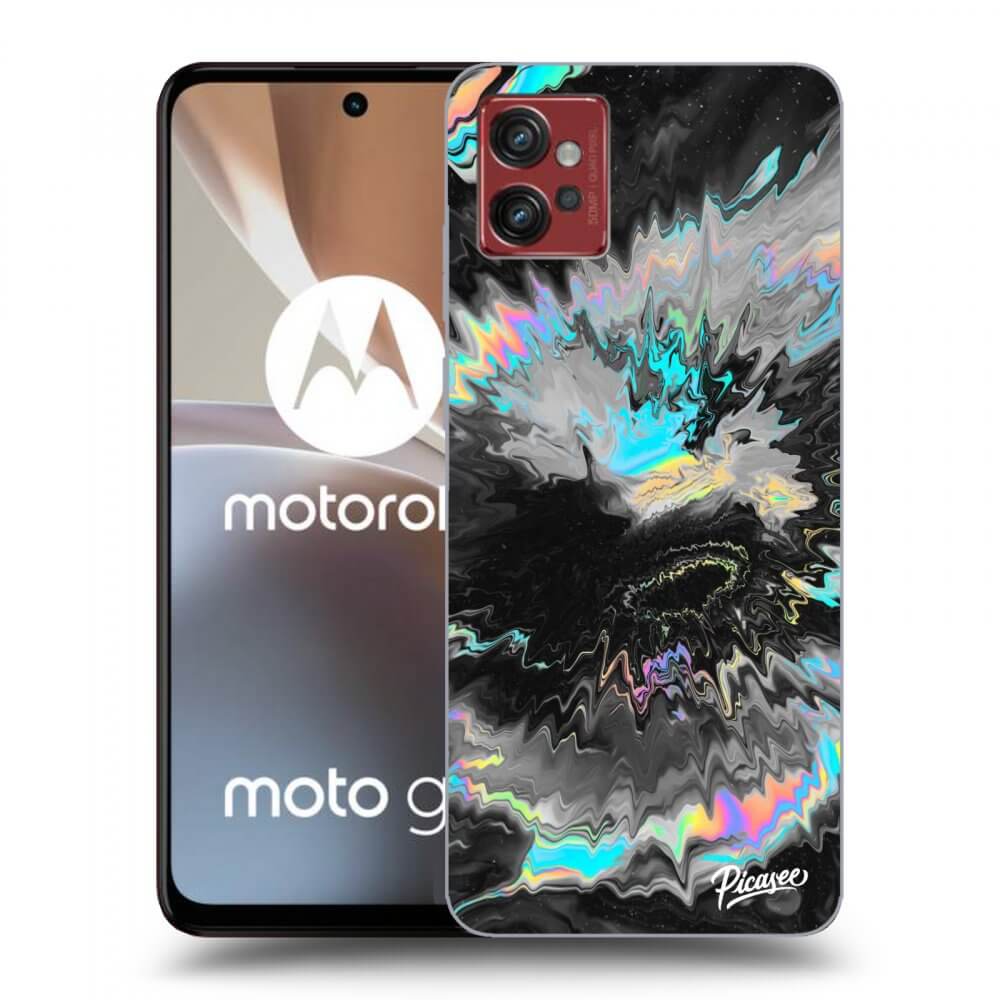 Picasee husă neagră din silicon pentru Motorola Moto G32 - Magnetic