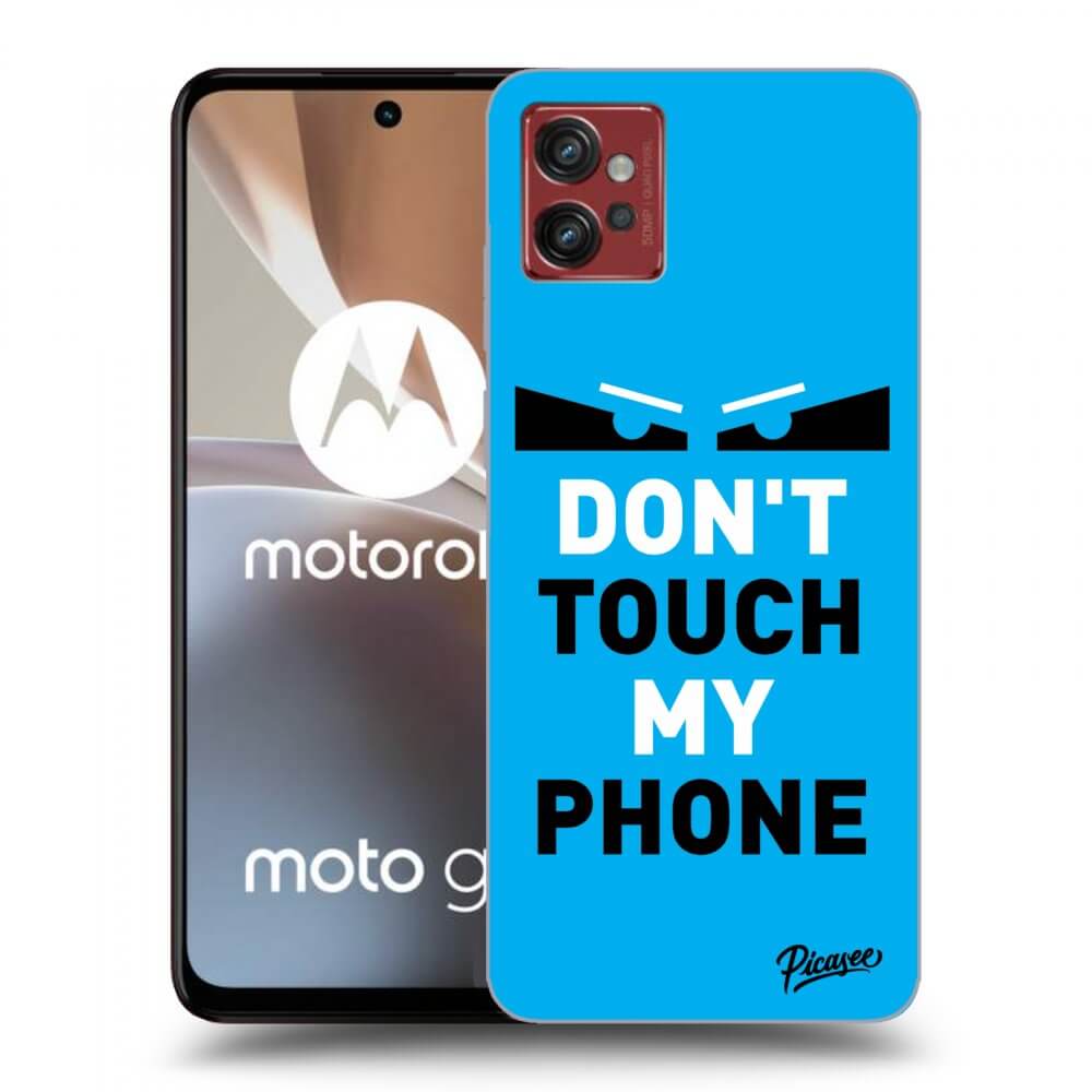 Picasee husă neagră din silicon pentru Motorola Moto G32 - Shadow Eye - Blue