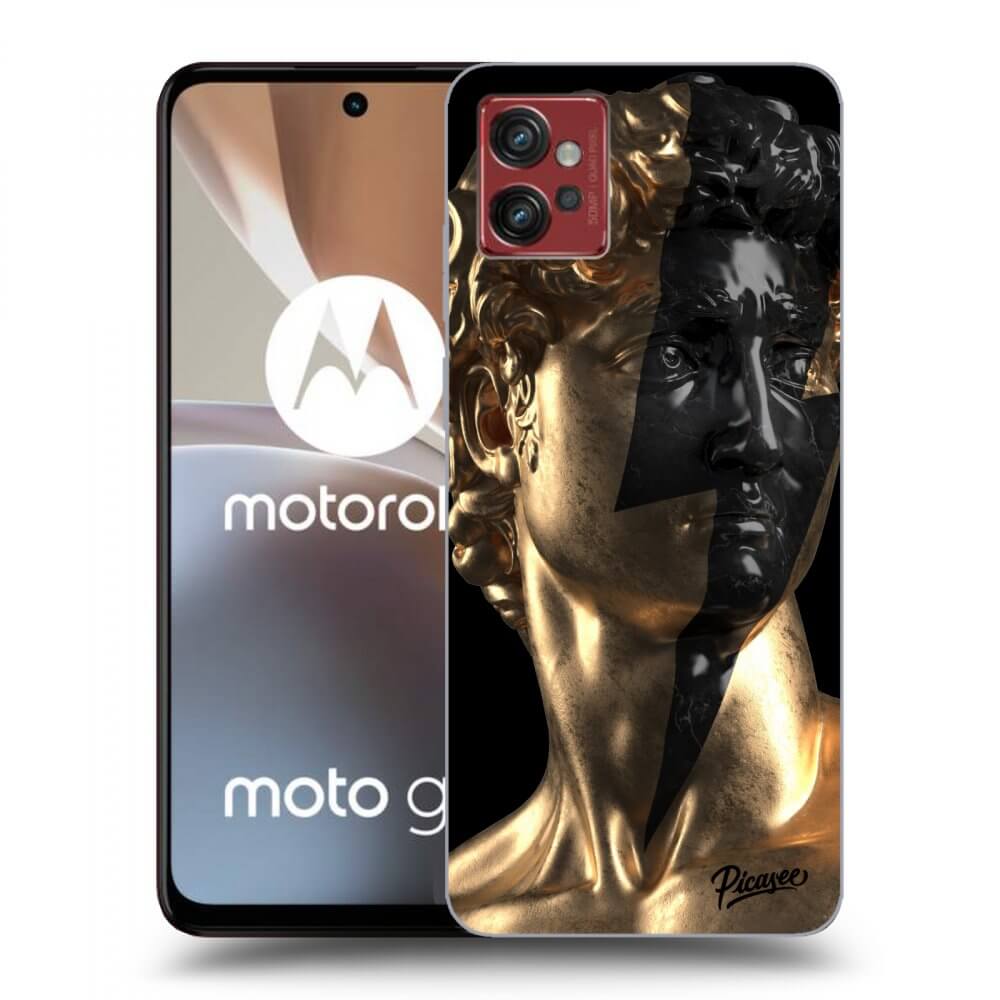 Picasee husă neagră din silicon pentru Motorola Moto G32 - Wildfire - Gold
