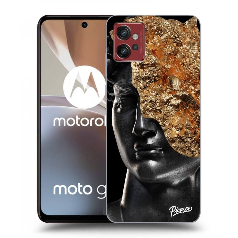 Picasee husă neagră din silicon pentru Motorola Moto G32 - Holigger