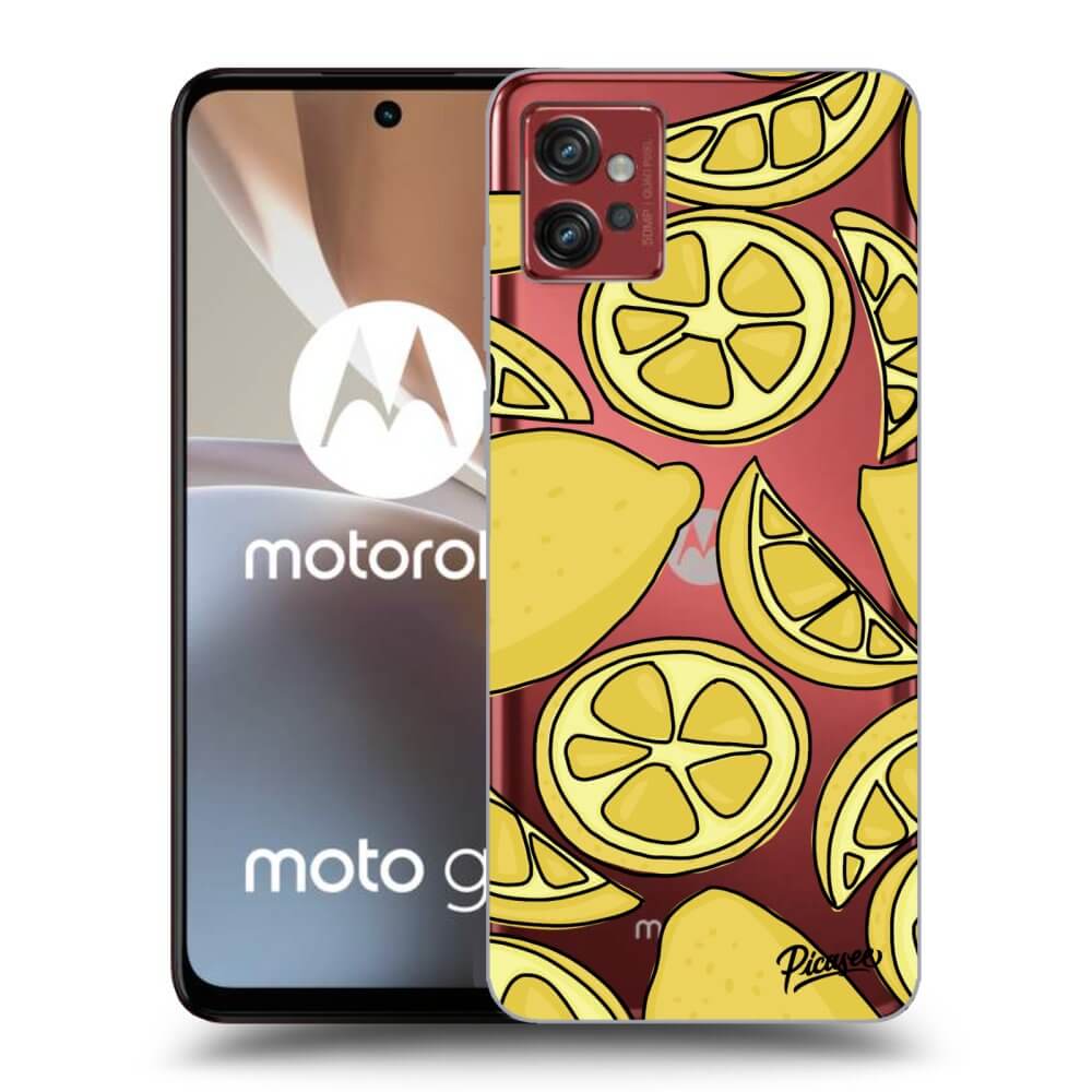 Picasee husă transparentă din silicon pentru Motorola Moto G32 - Lemon