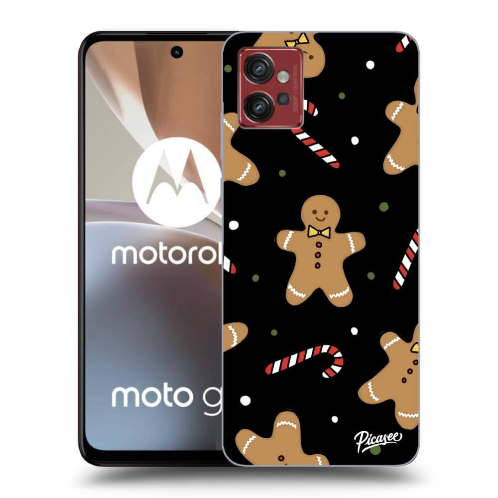 Picasee husă neagră din silicon pentru Motorola Moto G32 - Gingerbread