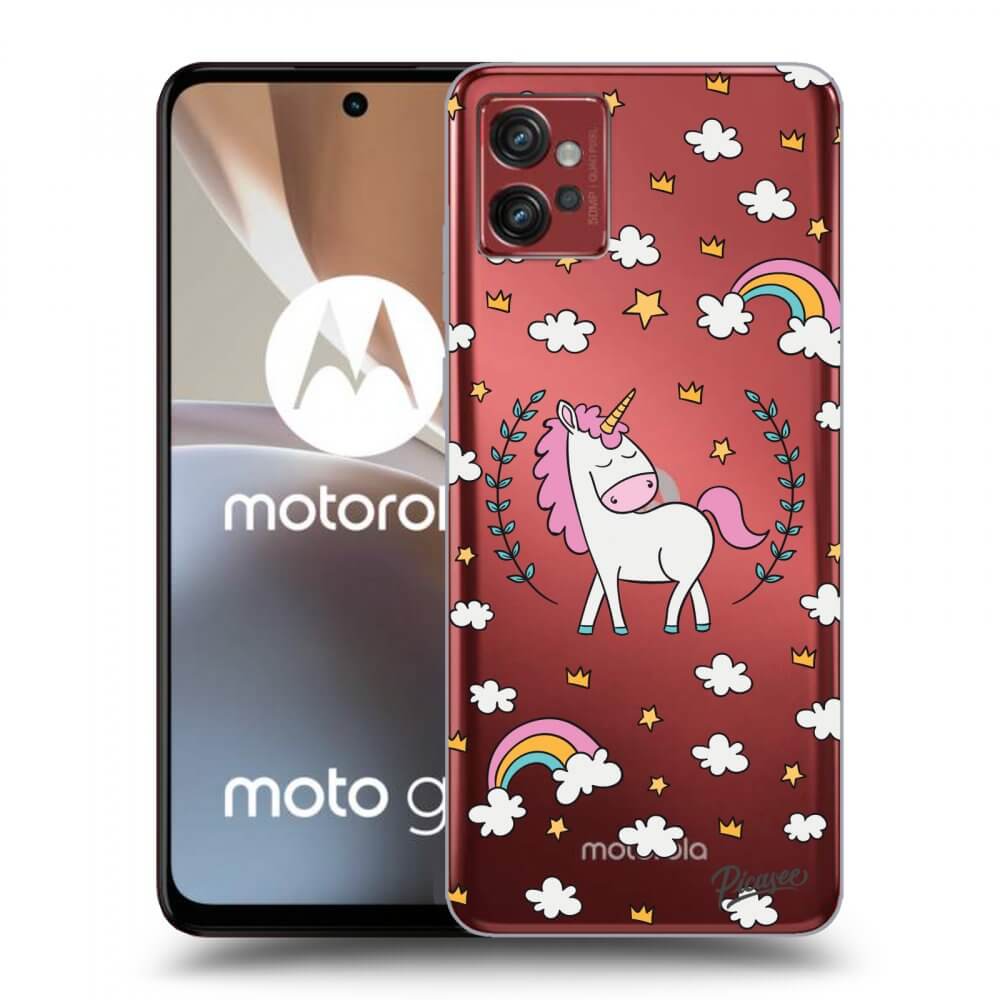 Picasee husă transparentă din silicon pentru Motorola Moto G32 - Unicorn star heaven