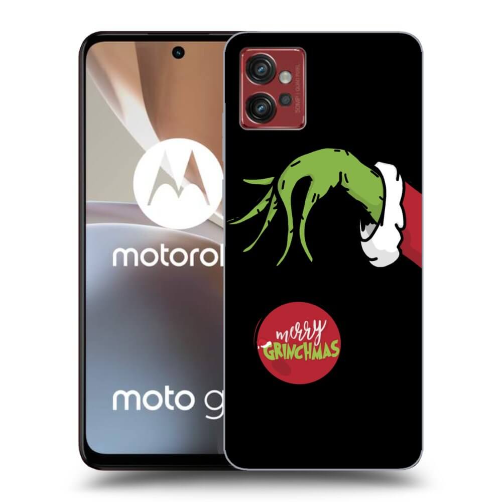 Picasee husă neagră din silicon pentru Motorola Moto G32 - Grinch