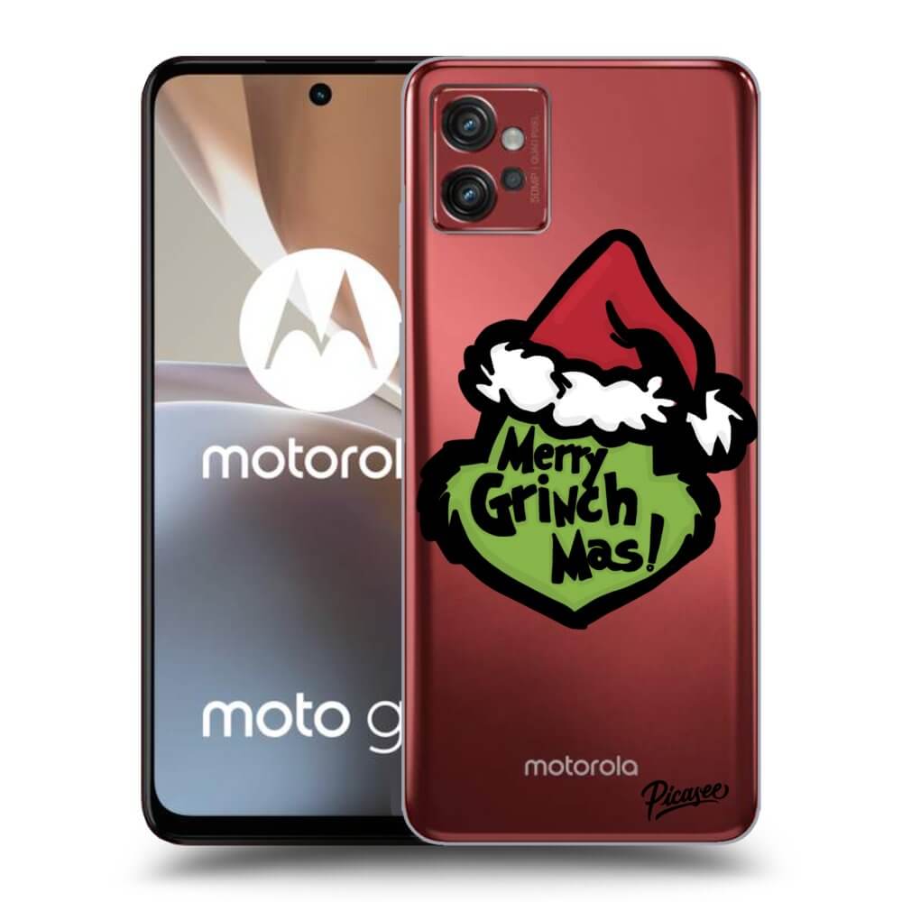 Picasee husă transparentă din silicon pentru Motorola Moto G32 - Grinch 2