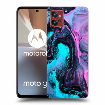 Picasee husă neagră din silicon pentru Motorola Moto G32 - Lean 2