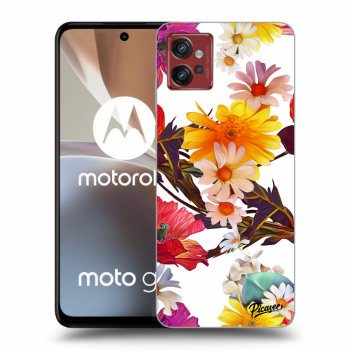 Picasee husă neagră din silicon pentru Motorola Moto G32 - Meadow