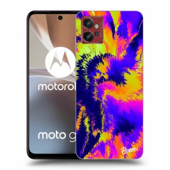 Picasee husă transparentă din silicon pentru Motorola Moto G32 - Burn
