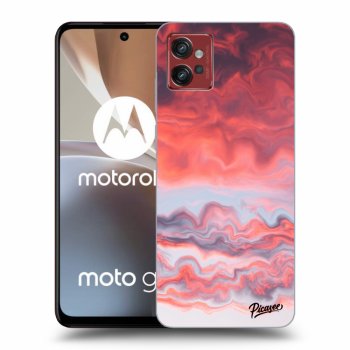 Picasee husă transparentă din silicon pentru Motorola Moto G32 - Sunset