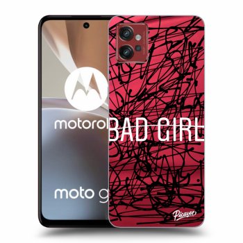 Picasee husă neagră din silicon pentru Motorola Moto G32 - Bad girl