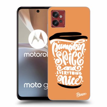 Husă pentru Motorola Moto G32 - Pumpkin coffee