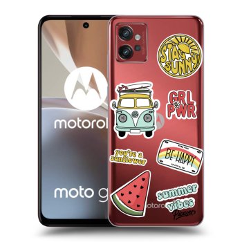 Picasee husă transparentă din silicon pentru Motorola Moto G32 - Summer
