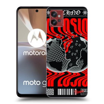 Picasee husă neagră din silicon pentru Motorola Moto G32 - EXPLOSION
