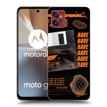 Picasee husă neagră din silicon pentru Motorola Moto G32 - RAVE