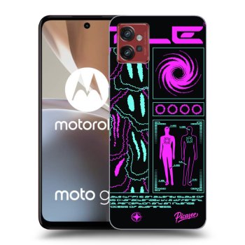 Picasee husă neagră din silicon pentru Motorola Moto G32 - HYPE SMILE