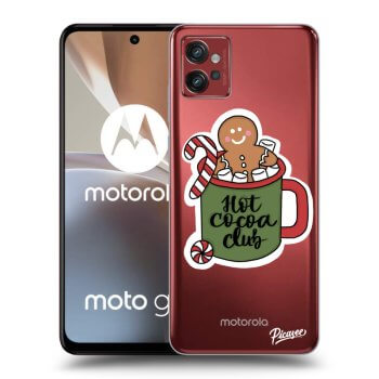 Picasee husă transparentă din silicon pentru Motorola Moto G32 - Hot Cocoa Club