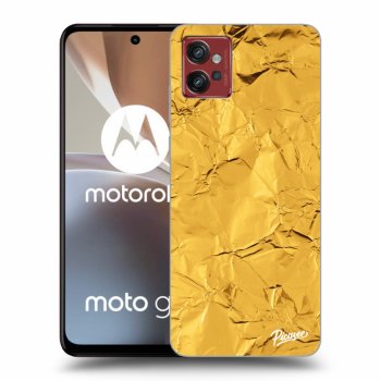 Picasee husă neagră din silicon pentru Motorola Moto G32 - Gold