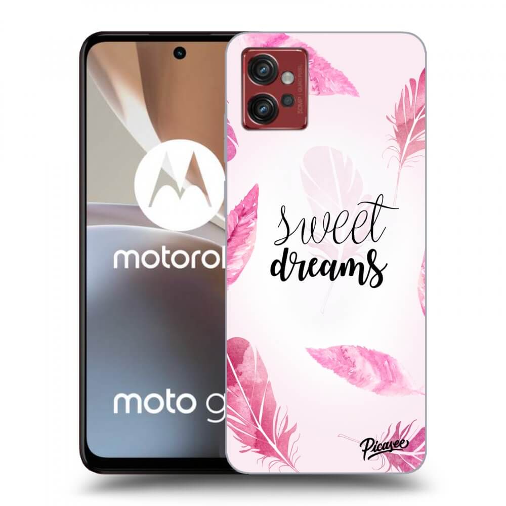 Picasee husă neagră din silicon pentru Motorola Moto G32 - Sweet dreams