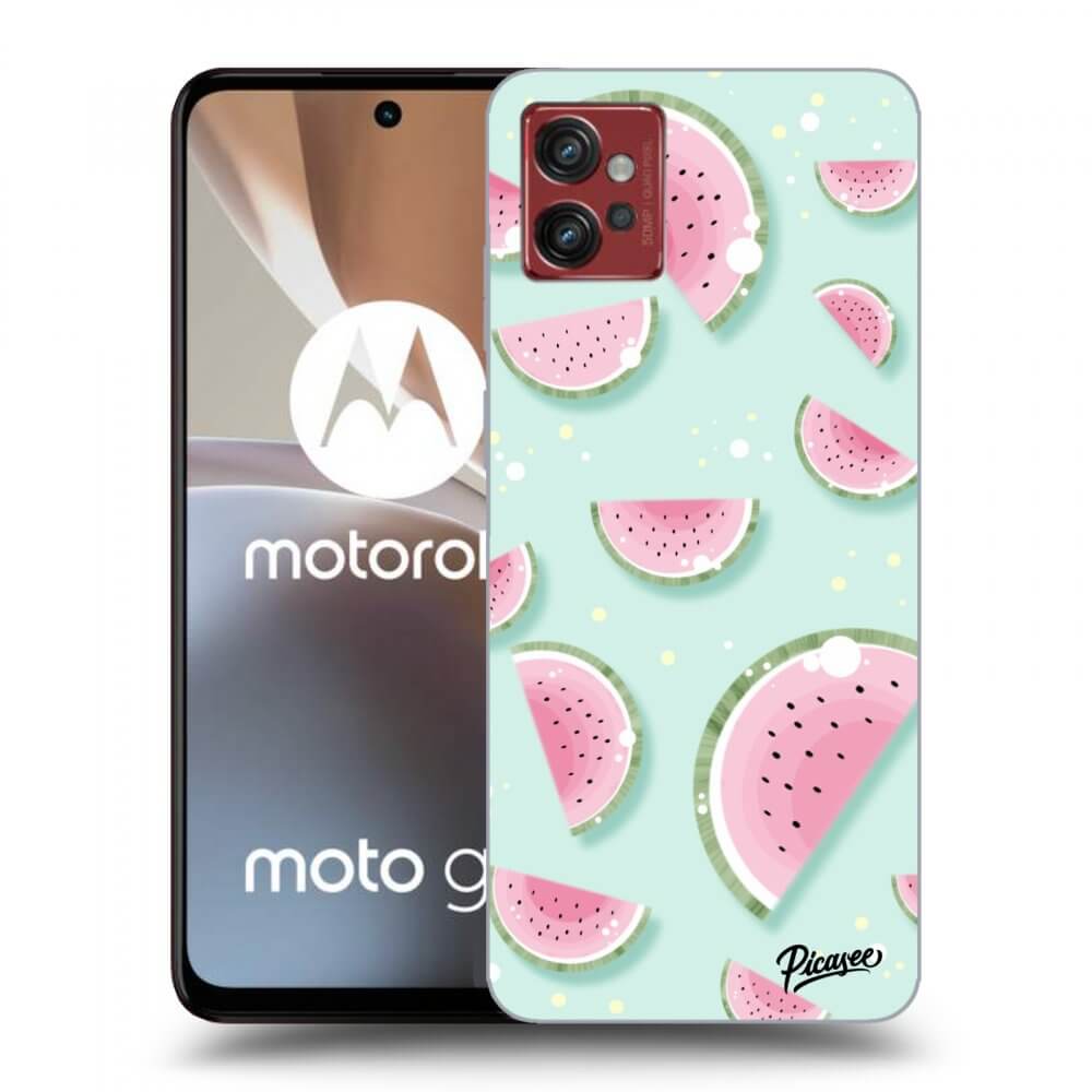 Picasee husă neagră din silicon pentru Motorola Moto G32 - Watermelon 2