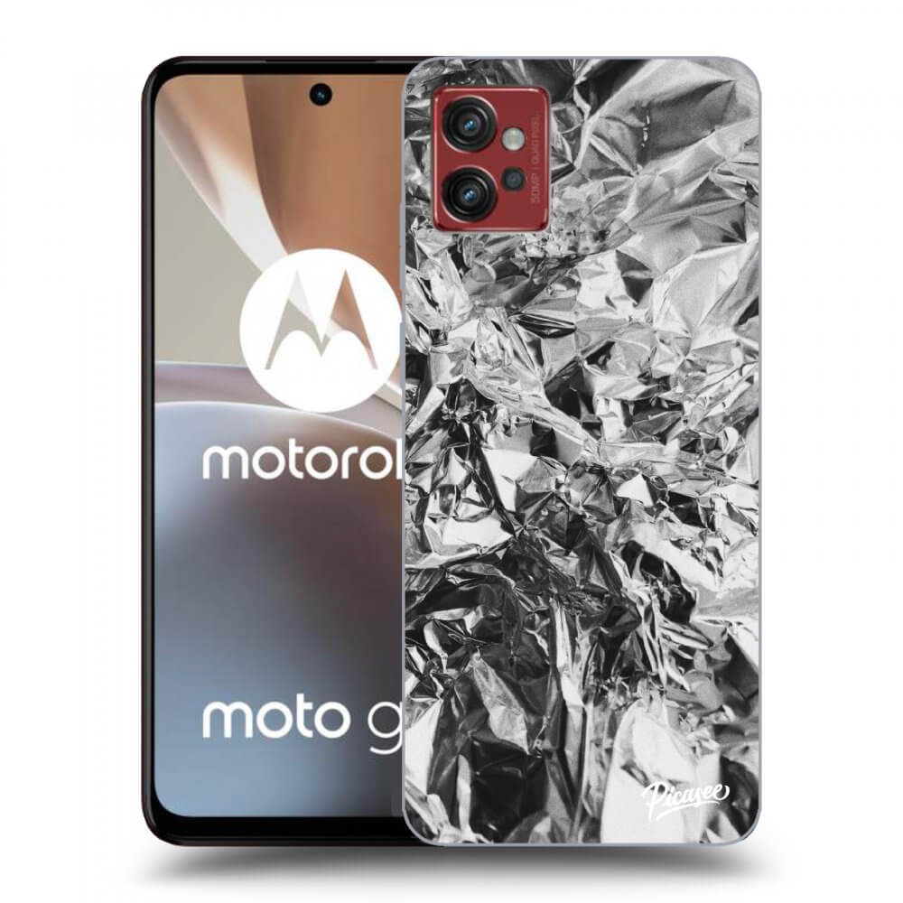 Picasee husă neagră din silicon pentru Motorola Moto G32 - Chrome