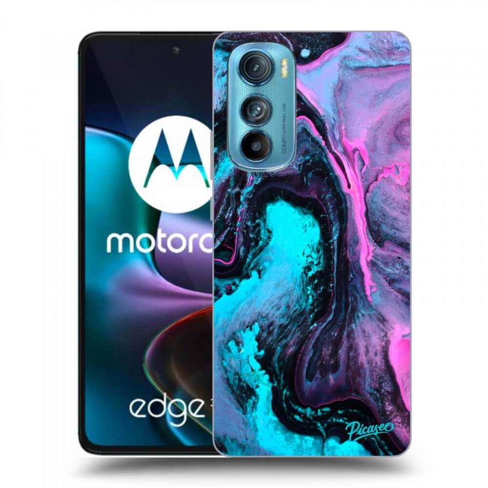 Picasee husă neagră din silicon pentru Motorola Edge 30 - Lean 2