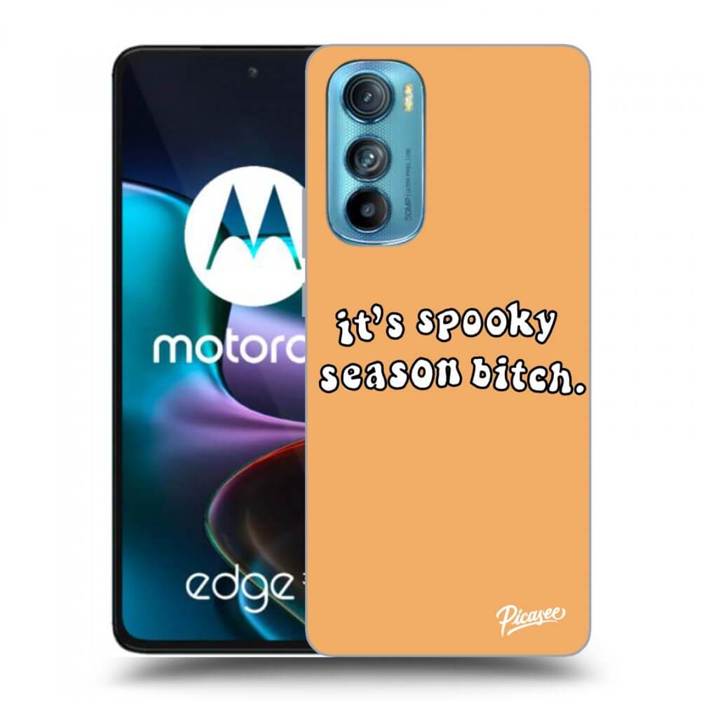 Picasee husă transparentă din silicon pentru Motorola Edge 30 - Spooky season